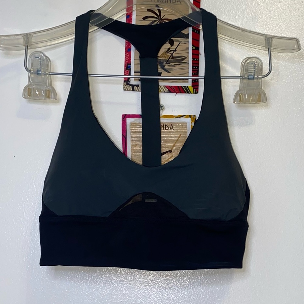 Lululemon mesh panel two tone sports bra